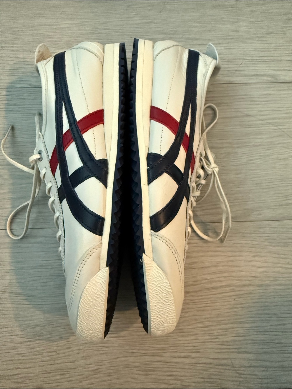 Onitsuka Tiger Japan MEXICO 66 SD 1183A872 CREAM/PEACOAT Sz 6M 8W - Picture 3 of 7